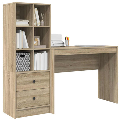 Desk Sonoma Oak 145.5 x 40 x 127 cm 2 pcs