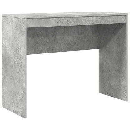 Desk with Drawer with Shelf with Storage 2 pcs Concrete Grey
