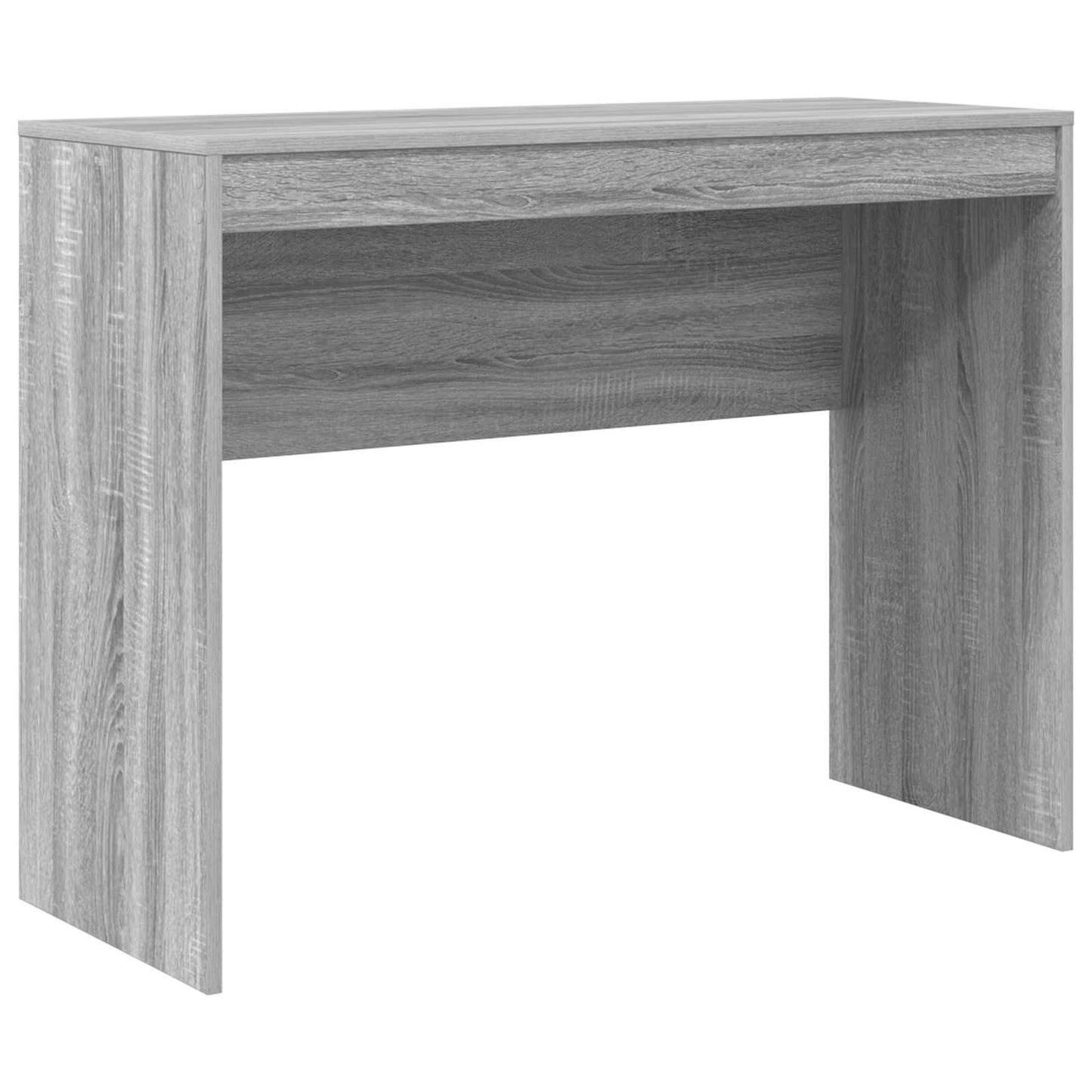 Desk with Drawer with Shelf with Storage 2 pcs Grey Sonoma