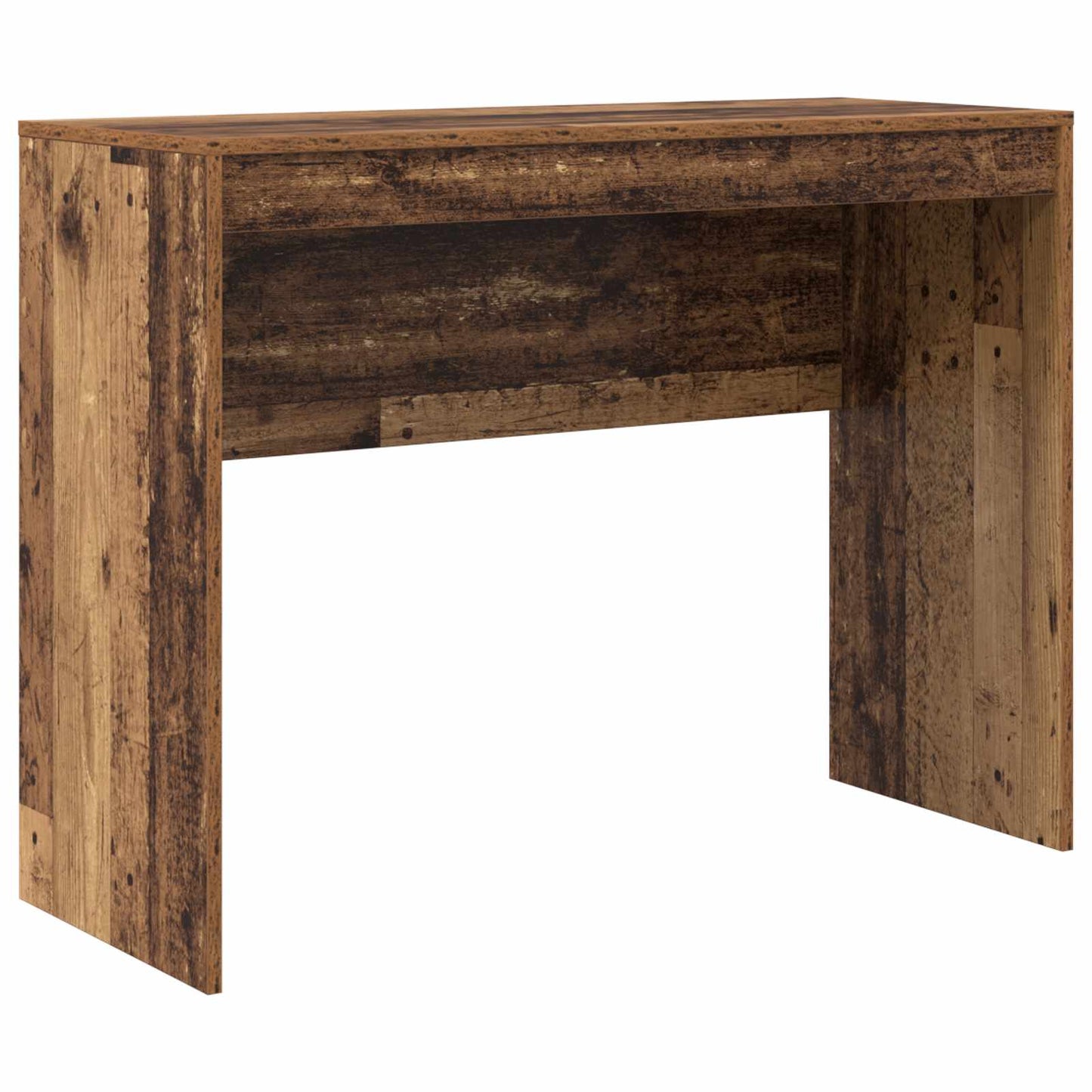 Desk with Drawer with Shelf with Storage 2 pcs Old Wood