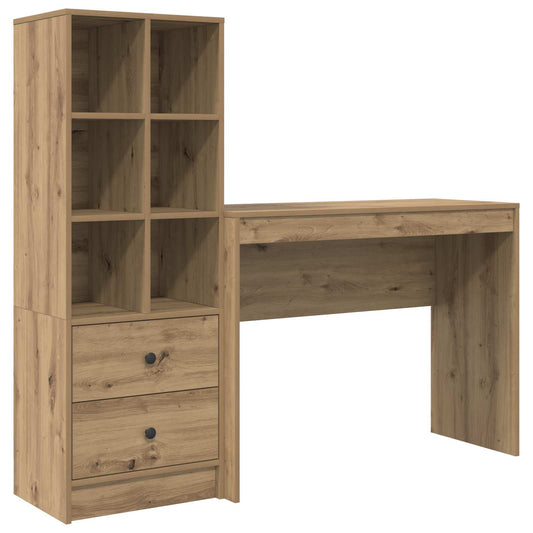 Desk Artisan Oak 145.5 x 40 x 127 cm 2 pcs