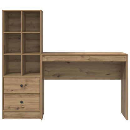 Desk Artisan Oak 145.5 x 40 x 127 cm 2 pcs
