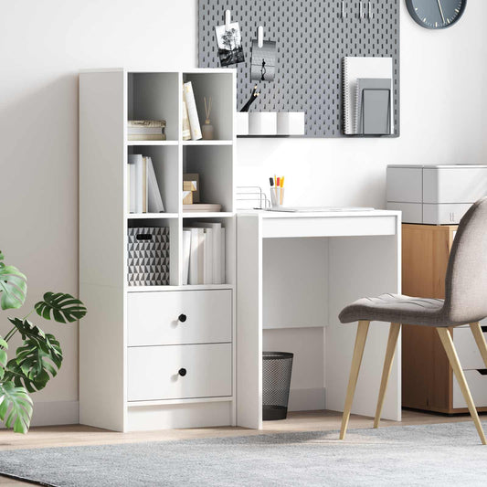 Desk White 145.5 x 40 x 127 cm 2 pcs
