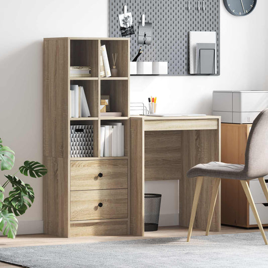 Desk Sonoma Oak 105.5 x 50 x 127 cm 2 pcs