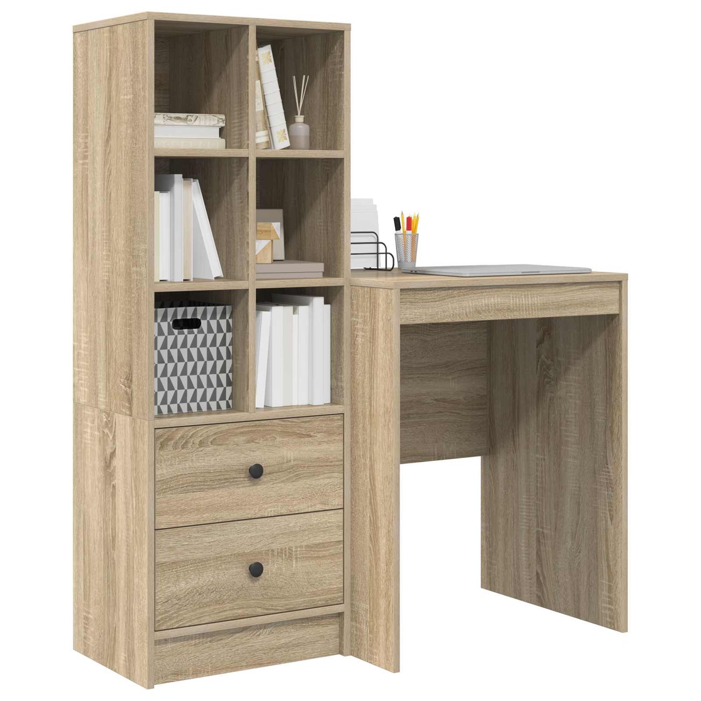 Desk Sonoma Oak 105.5 x 50 x 127 cm 2 pcs