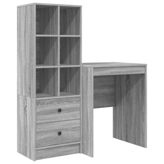 Desk Grey Sonoma 105.5 x 50 x 127 cm 2 pcs