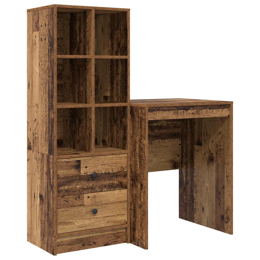 Desk Old Wood 105.5 x 50 x 127 cm 2 pcs