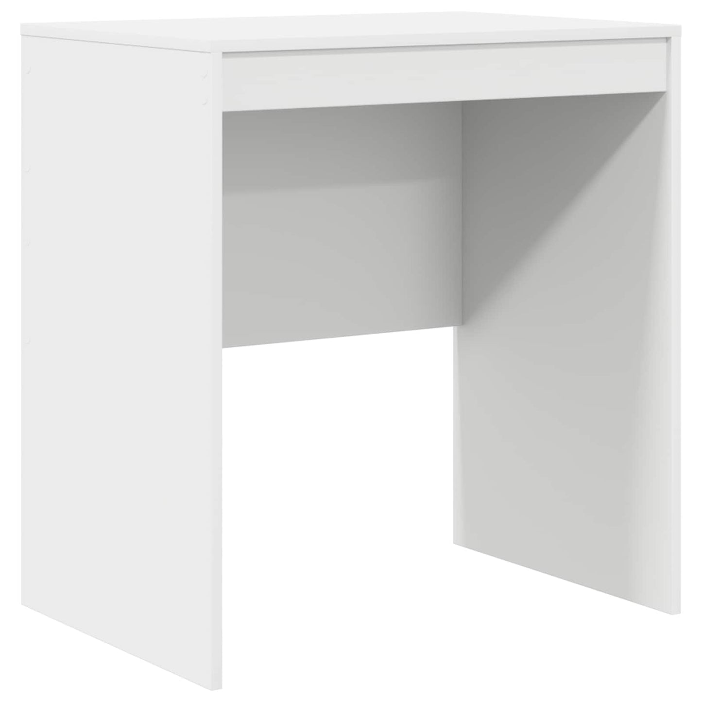 Desk with Drawer with Shelf with Storage 2 pcs White