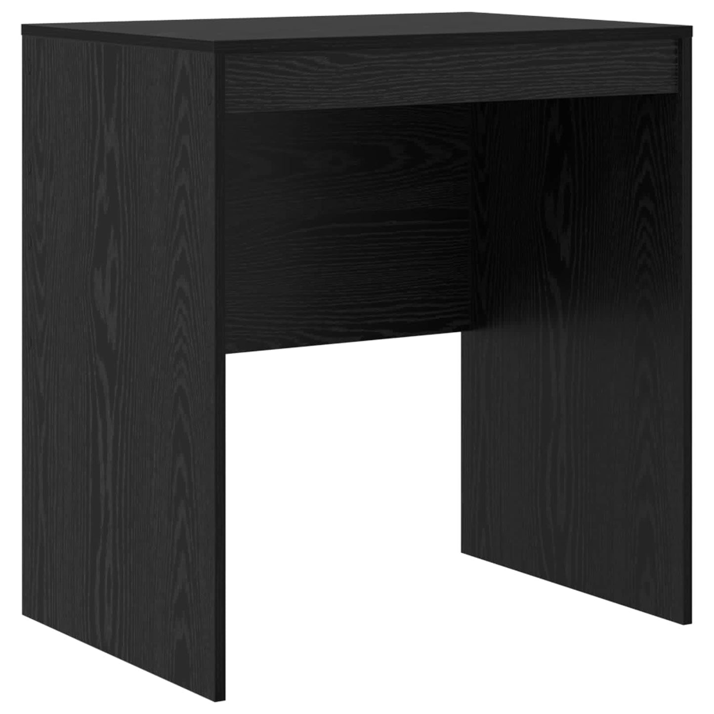 Desk with Drawer with Shelf with Storage 2 pcs Black Oak
