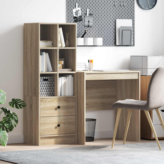 Desk Sonoma Oak 115.5 x 50 x 127 cm 2 pcs