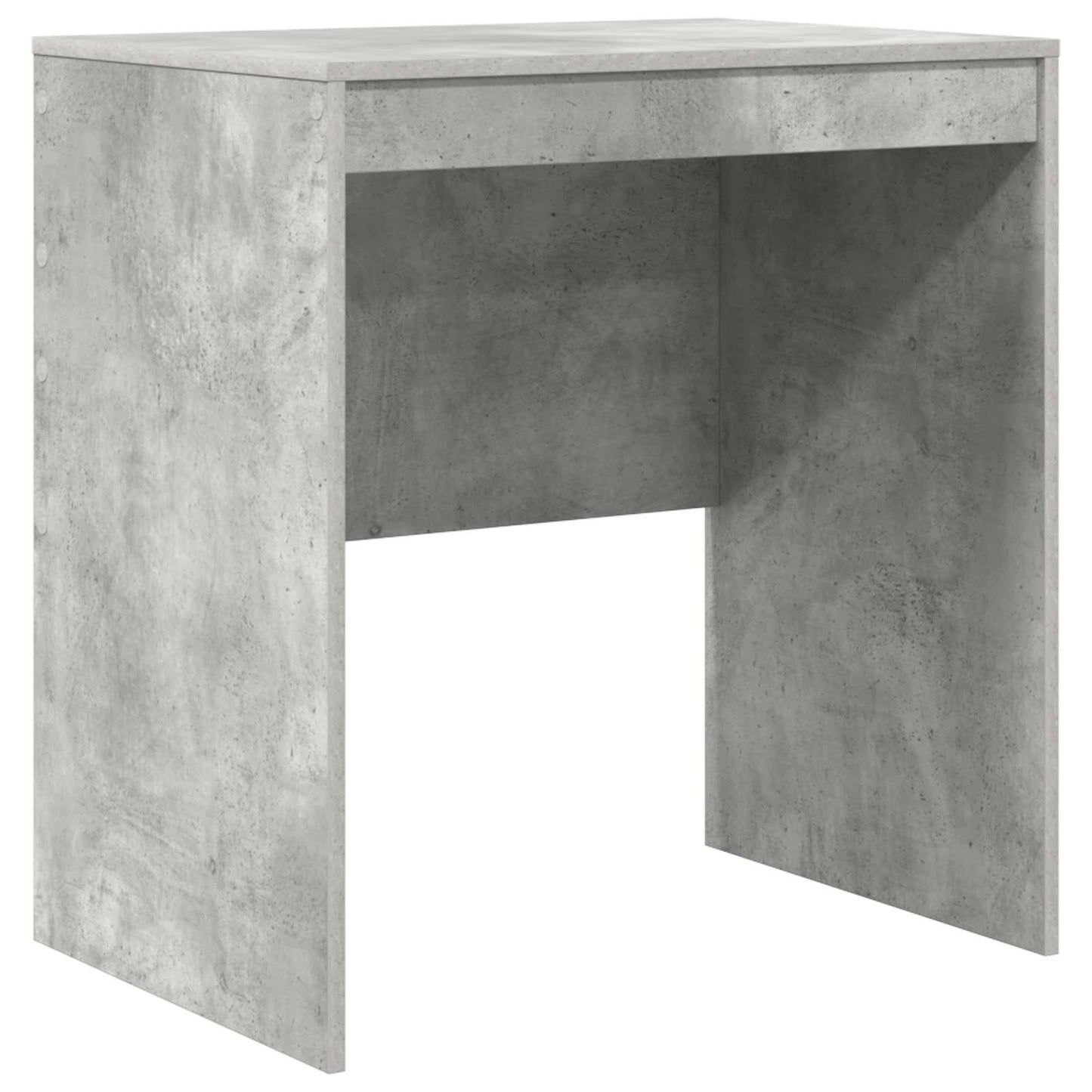 Desk with Drawer with Shelf with Storage 2 pcs Concrete Grey