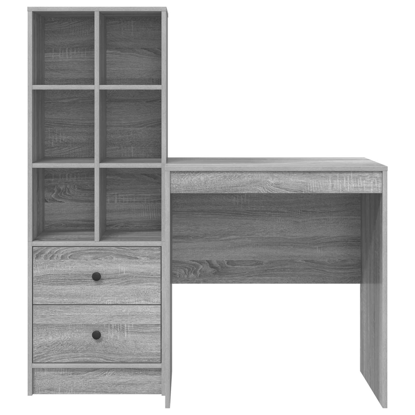 Desk Grey Sonoma 115.5 x 50 x 127 cm 2 pcs