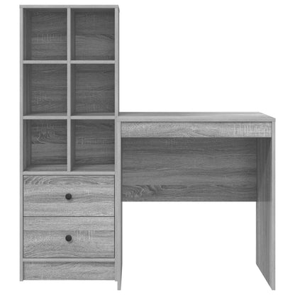 Desk Grey Sonoma 115.5 x 50 x 127 cm 2 pcs