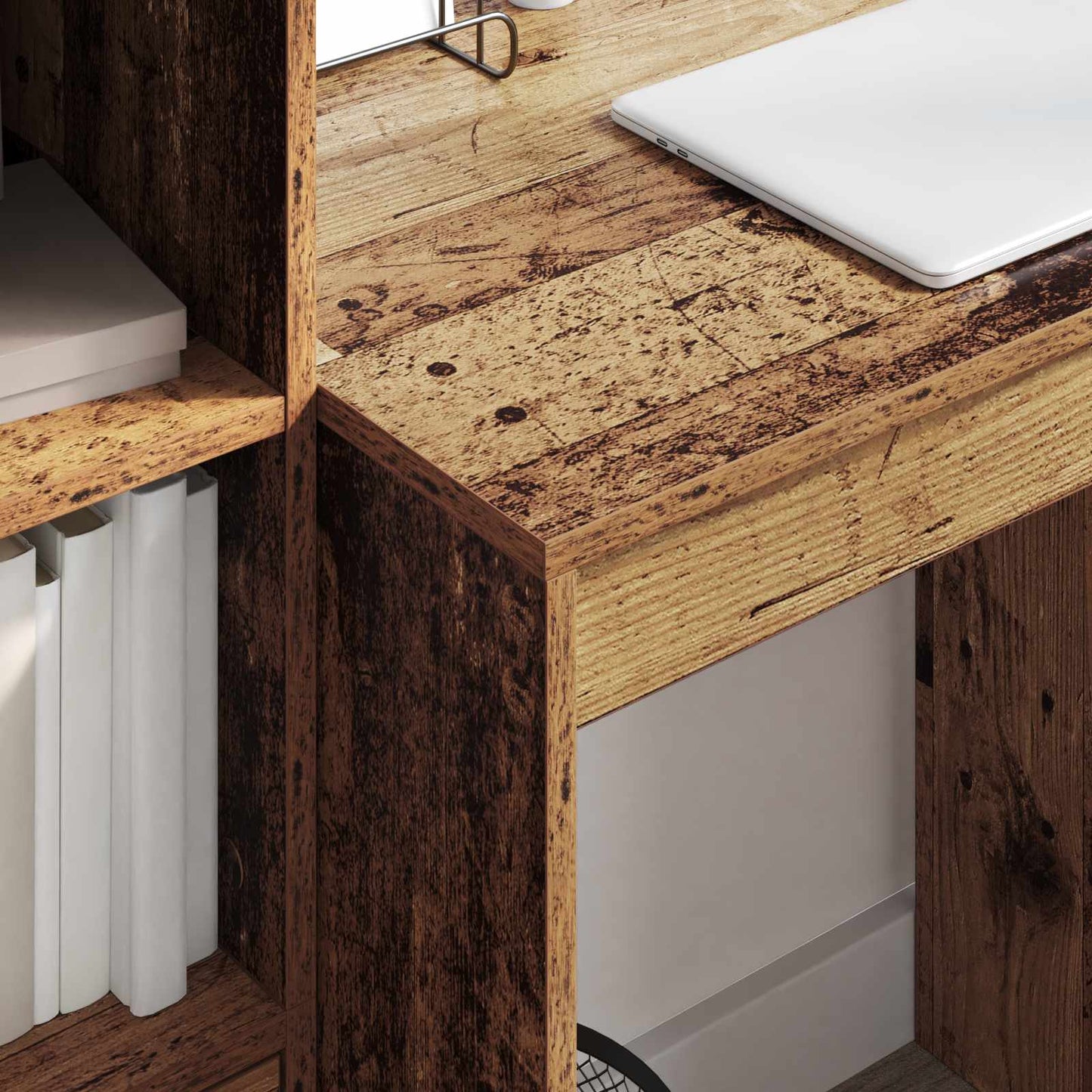 Desk Old Wood 115.5 x 50 x 127 cm 2 pcs