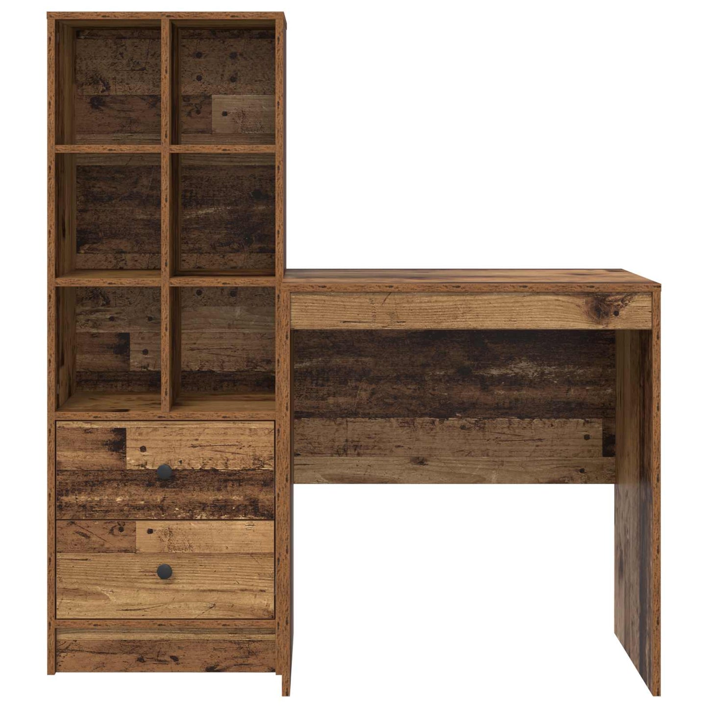 Desk Old Wood 115.5 x 50 x 127 cm 2 pcs