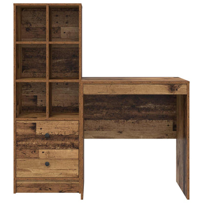 Desk Old Wood 115.5 x 50 x 127 cm 2 pcs
