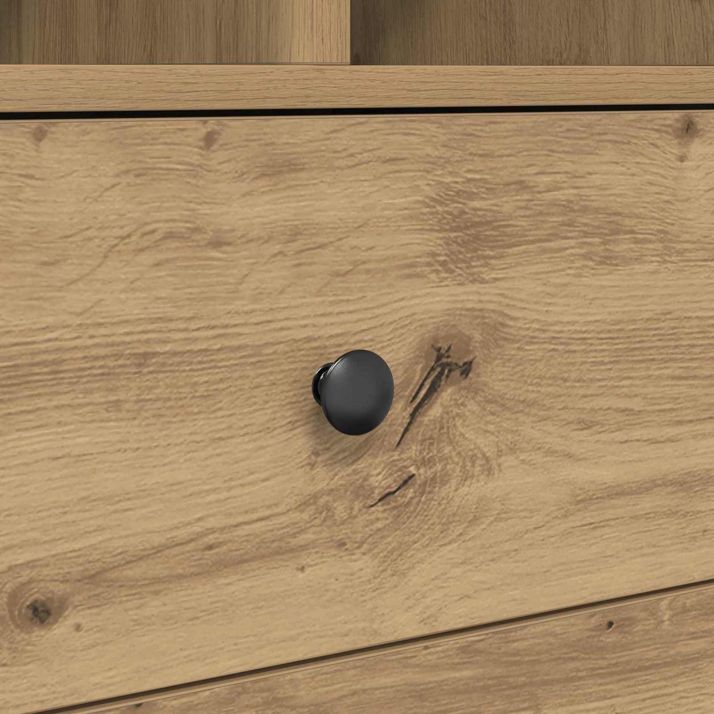 Desk with Drawer with Shelf with Storage 2 pcs Artisan Oak