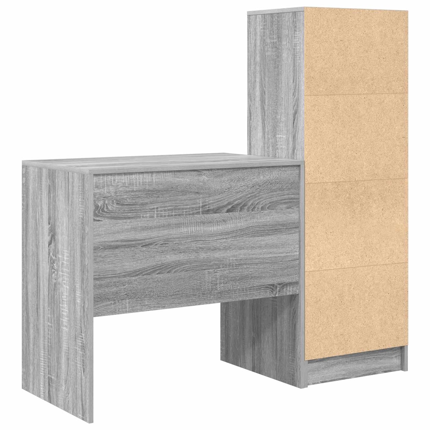 Desk Grey Sonoma 125.5 x 50 x 127 cm 2 pcs