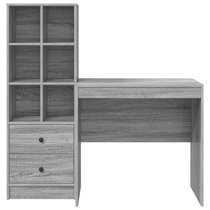 Desk Grey Sonoma 125.5 x 50 x 127 cm 2 pcs