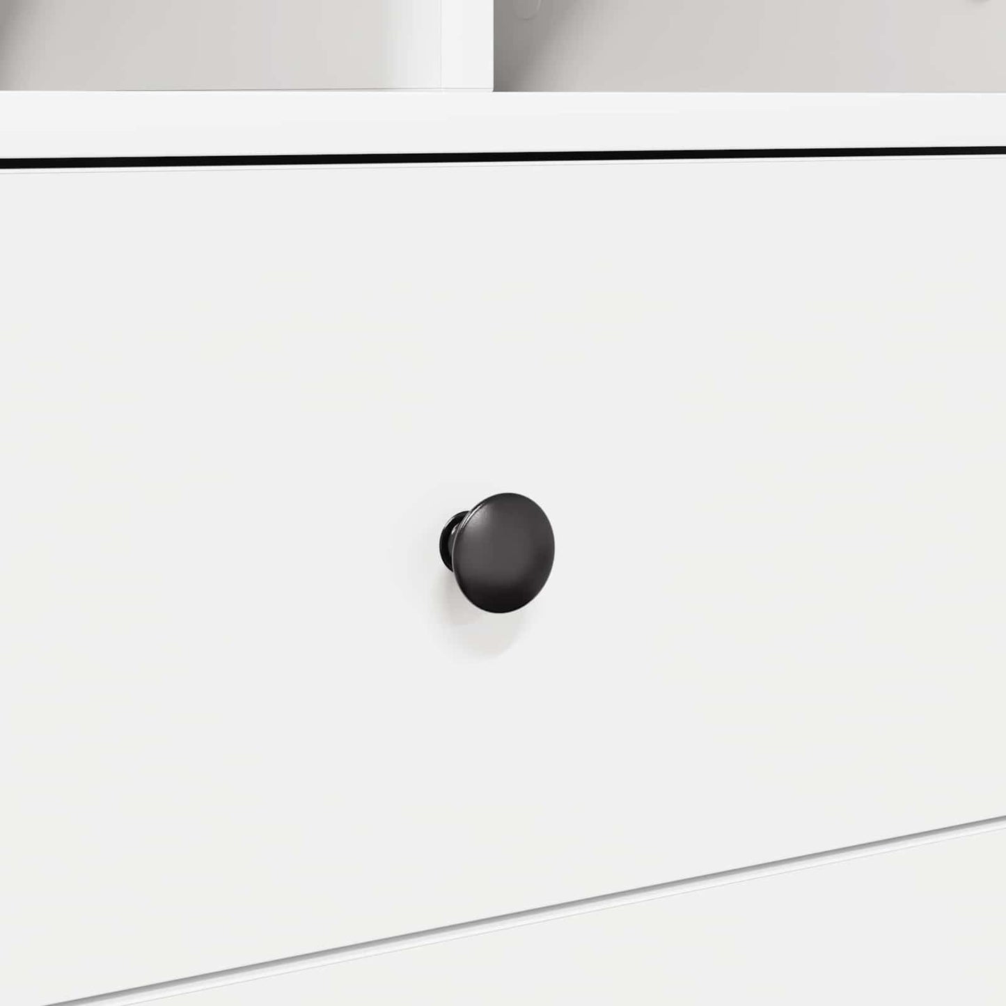 Desk with Drawer with Shelf with Storage 2 pcs White