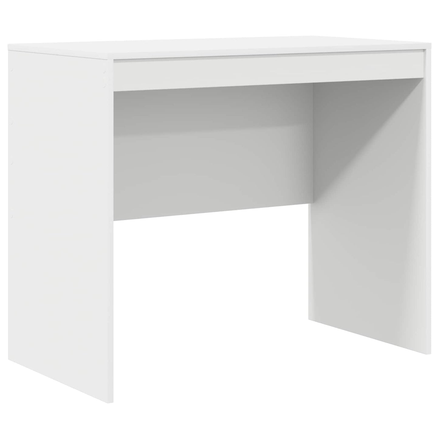 Desk with Drawer with Shelf with Storage 2 pcs White