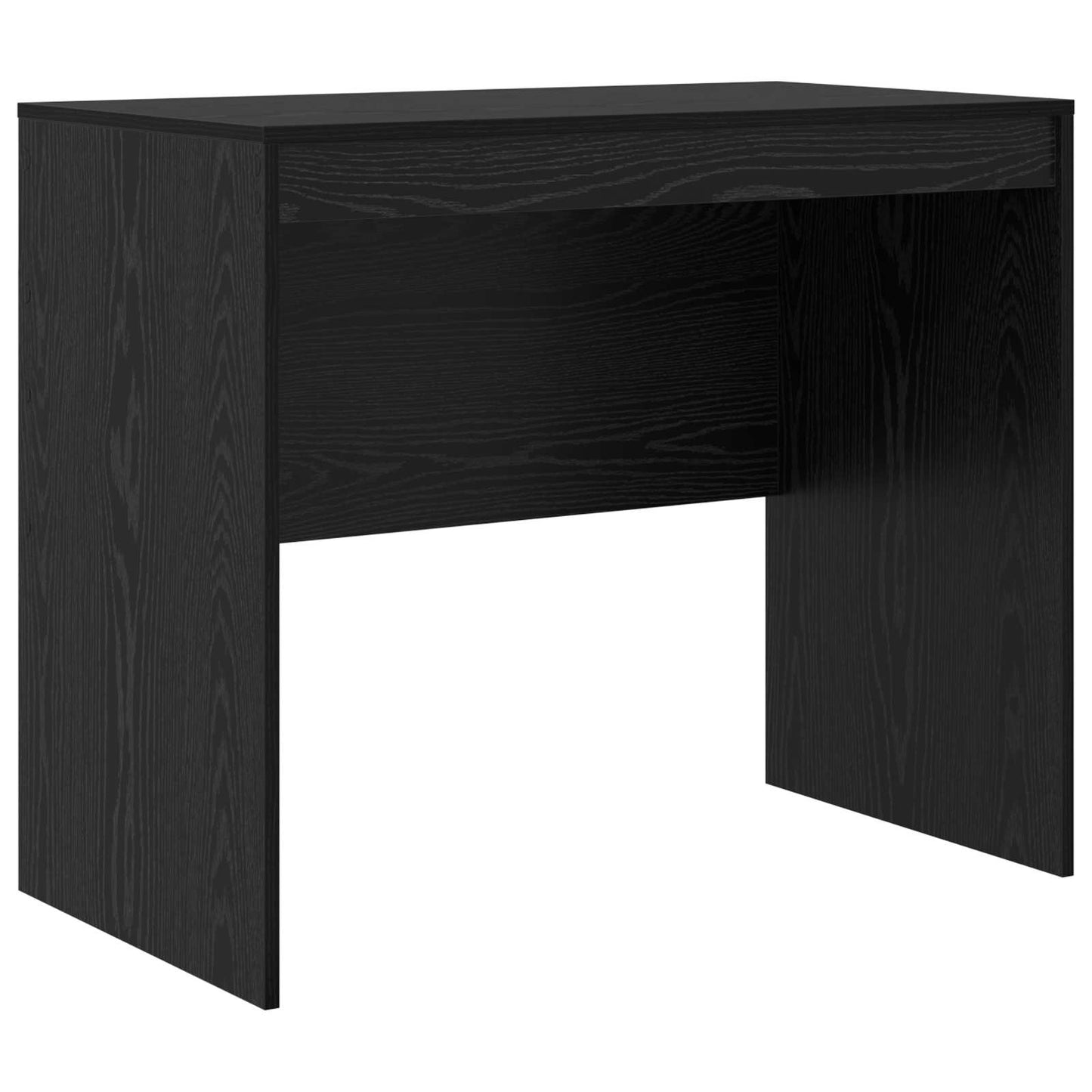 Desk with Drawer with Shelf with Storage 2 pcs Black Oak