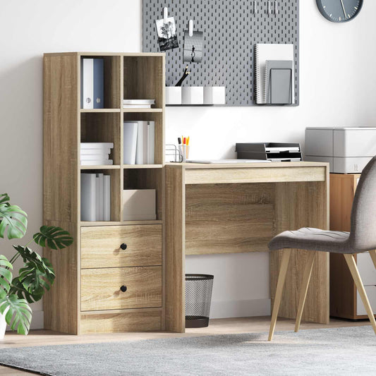 Desk Sonoma Oak 135.5 x 50 x 127 cm 2 pcs