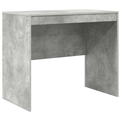 Desk with Drawer with Shelf with Storage 2 pcs Concrete Grey