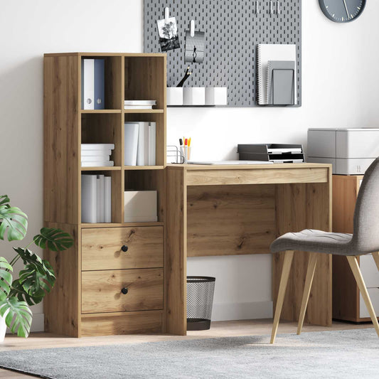Desk Artisan Oak 135.5 x 50 x 127 cm 2 pcs