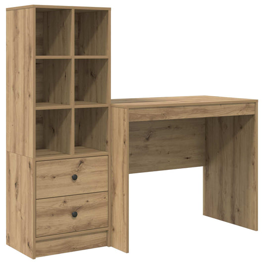 Desk Artisan Oak 135.5 x 50 x 127 cm 2 pcs