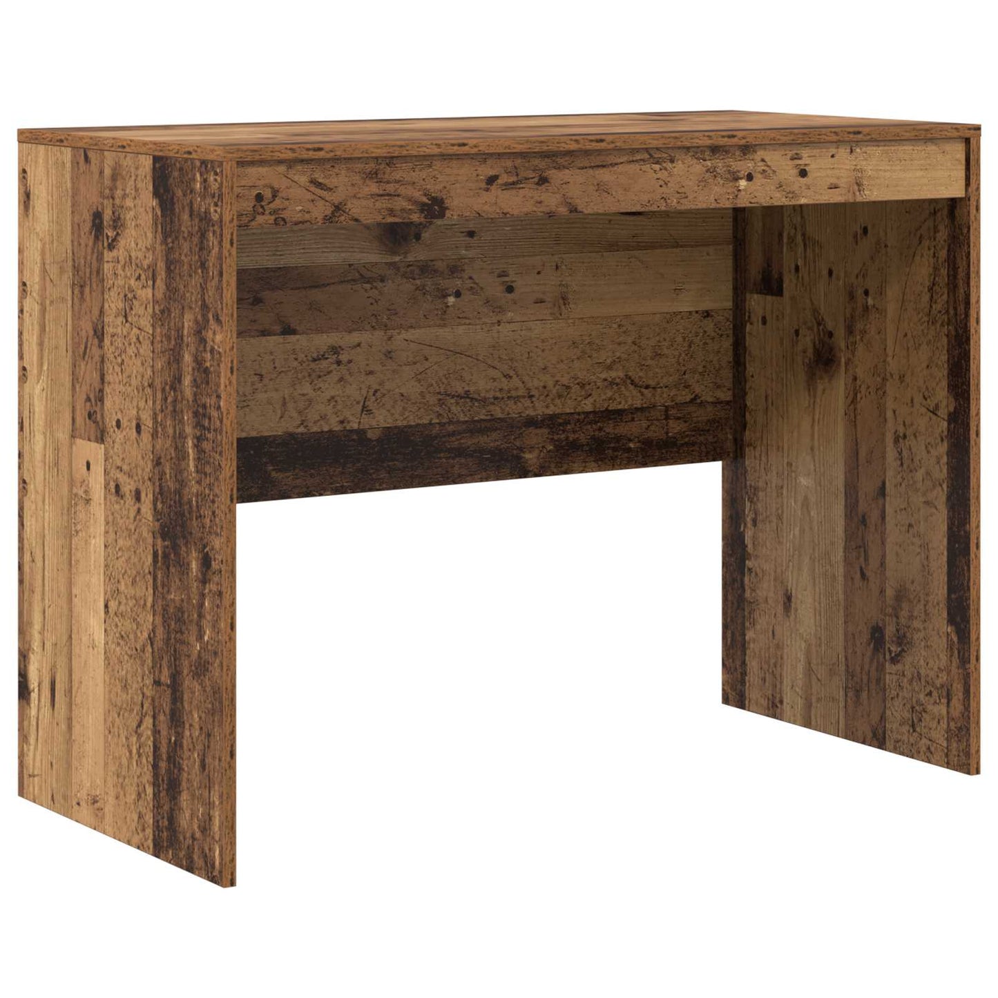 Desk with Drawer 2 pcs Old Wood