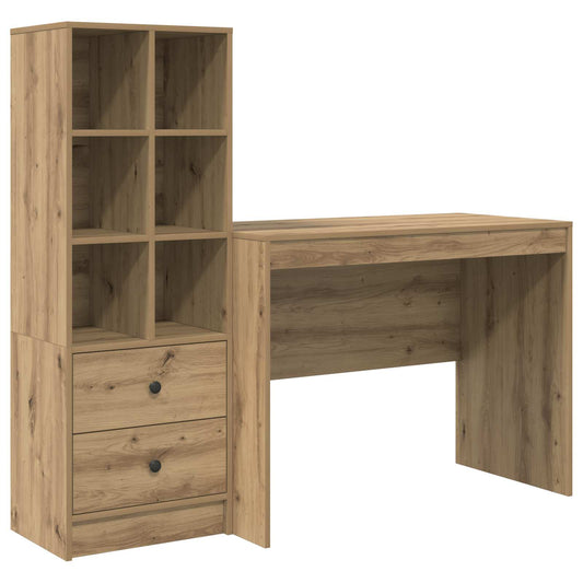 Desk Artisan Oak 145.5 x 50 x 127 cm 2 pcs