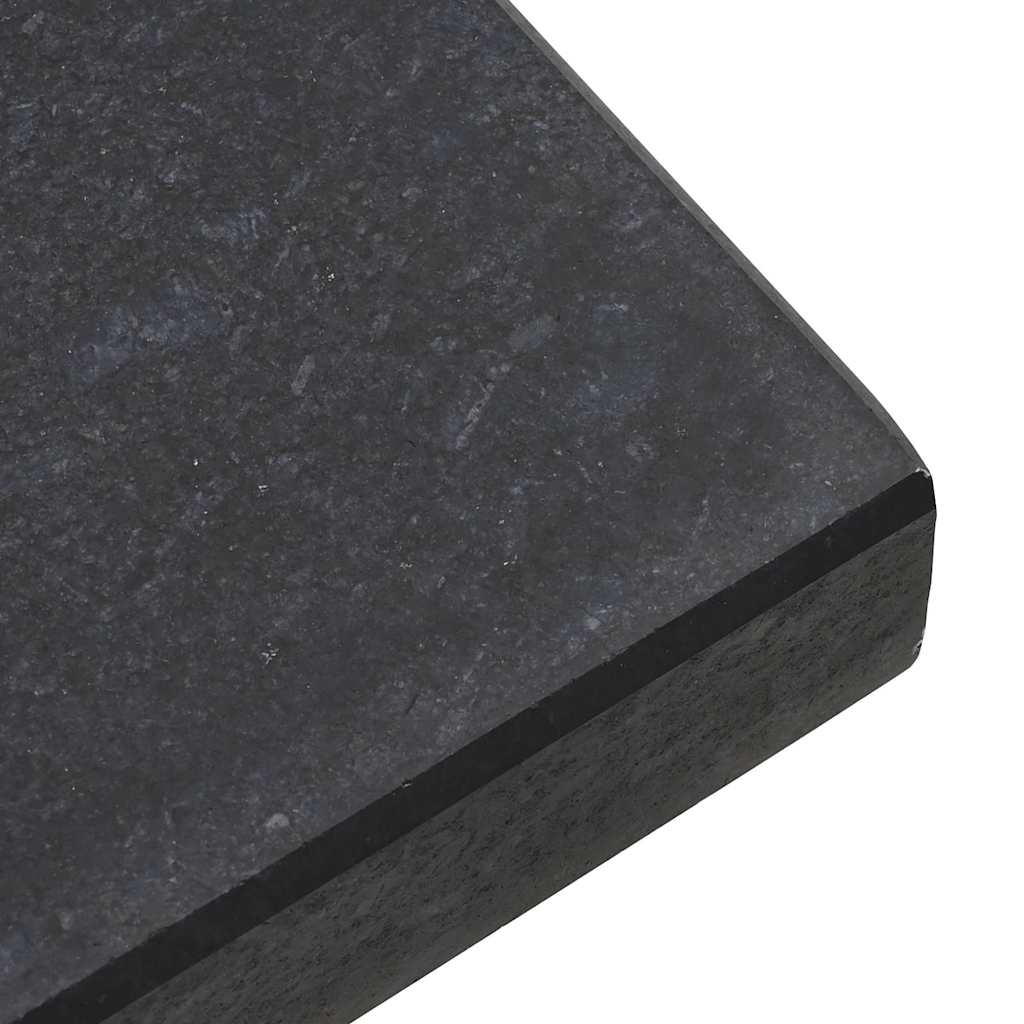 Parasol Base 30kg Black Granite Square
