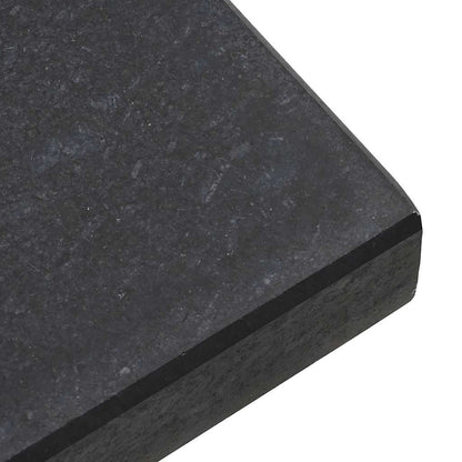 Parasol Base 30kg Black Granite Square