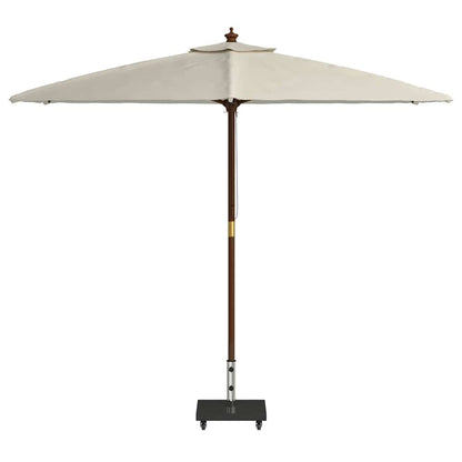 Parasol Base 30kg Black Granite Square