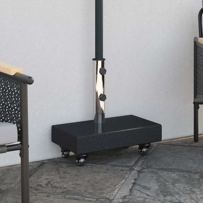 Parasol Base Black 45 x 25 x 45 cm Granite