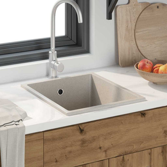 Kitchen Sink Beige 38 x 44 x 20 cm Granite