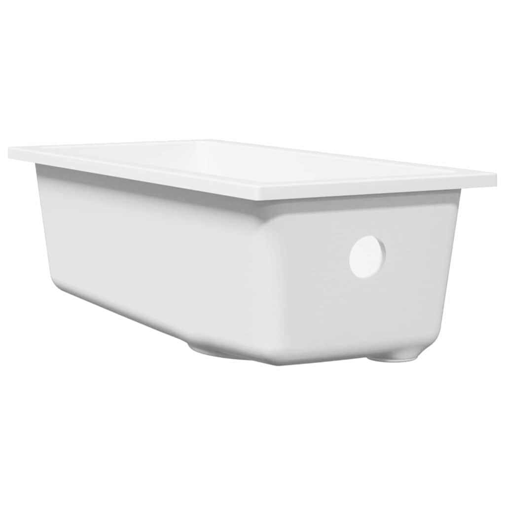 Kitchen Sink White 21 x 44 x 14 cm Granite