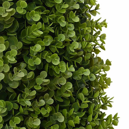 Artificial Plant Eucalyptus Tree with Pot 27x27x90 cm Green, showcasing a vibrant cone shape that enhances modern decor in living rooms or offices.