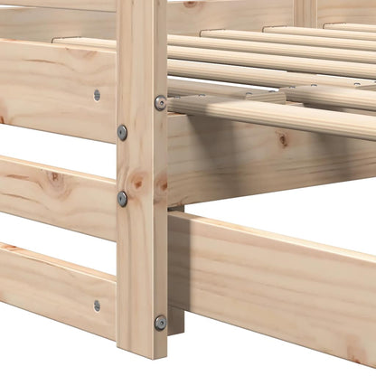 Day bed with Trundle without Mattress 80x200 cm