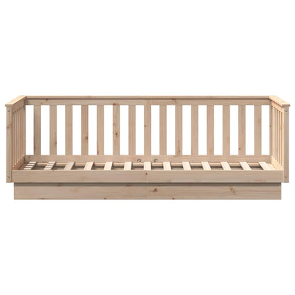 Day Bed without Mattress 90x200 cm Solid Wood Pine