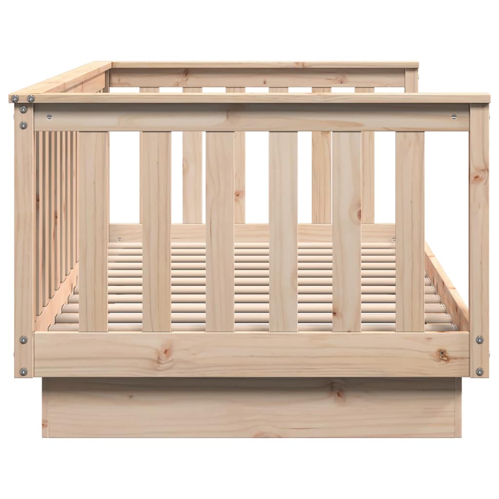 Day Bed without Mattress 90x200 cm Solid Wood Pine