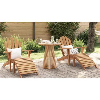 Side Table Brown 70 x 70 x 75 cm Solid Teak Wood