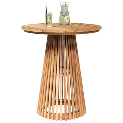 Side Table Brown 70 x 70 x 75 cm Solid Teak Wood