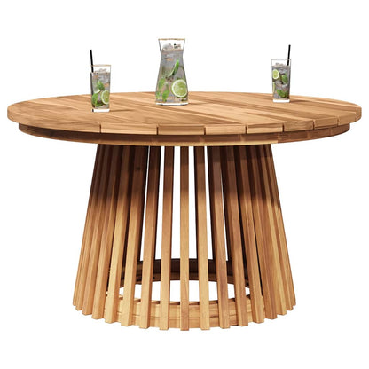 Side Table Brown 70 x 70 x 40 cm Solid Teak Wood
