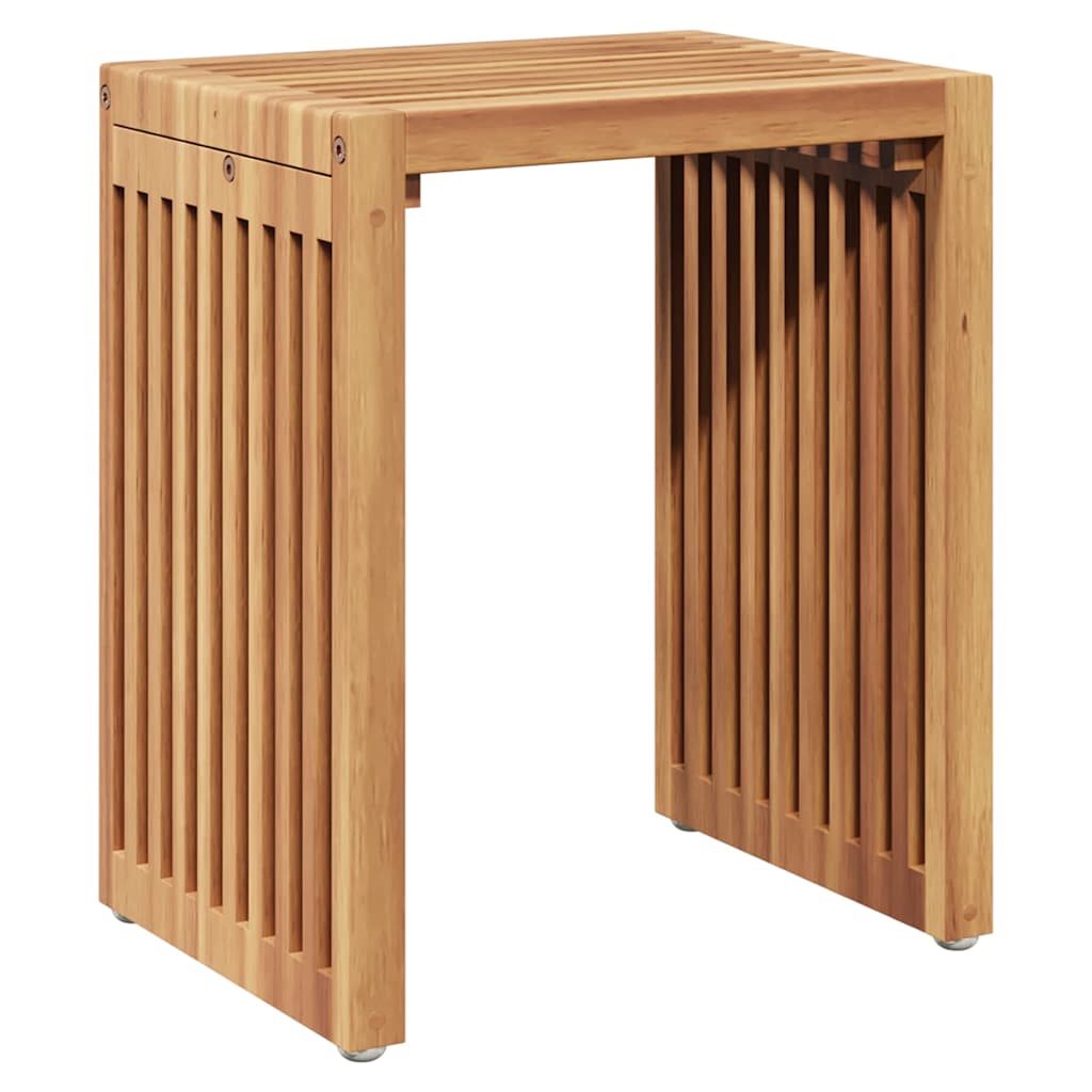 Garden Side Table 3 pcs Brown 33 x 44.5 x 51 cm Solid Teak Wood