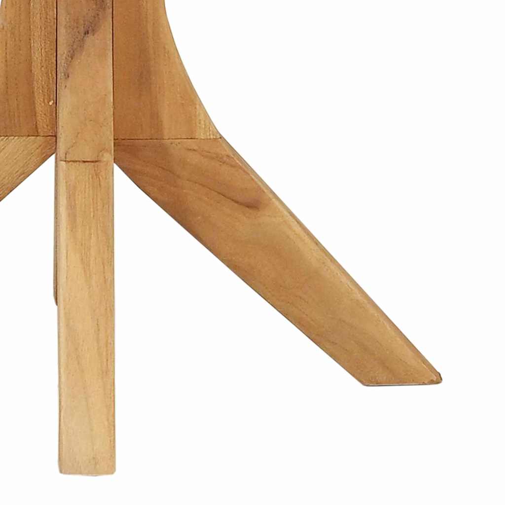 Side Table Brown 40 x 40 x 41 cm Solid Teak Wood