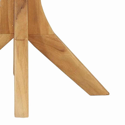 Side Table Brown 40 x 40 x 41 cm Solid Teak Wood