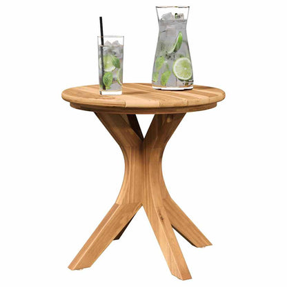 Side Table Brown 40 x 40 x 41 cm Solid Teak Wood