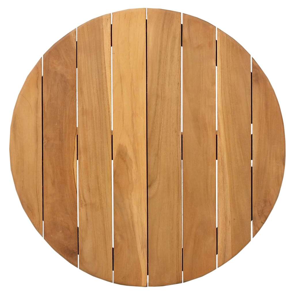 Side Table Brown 55 x 55 x 51 cm Solid Teak Wood